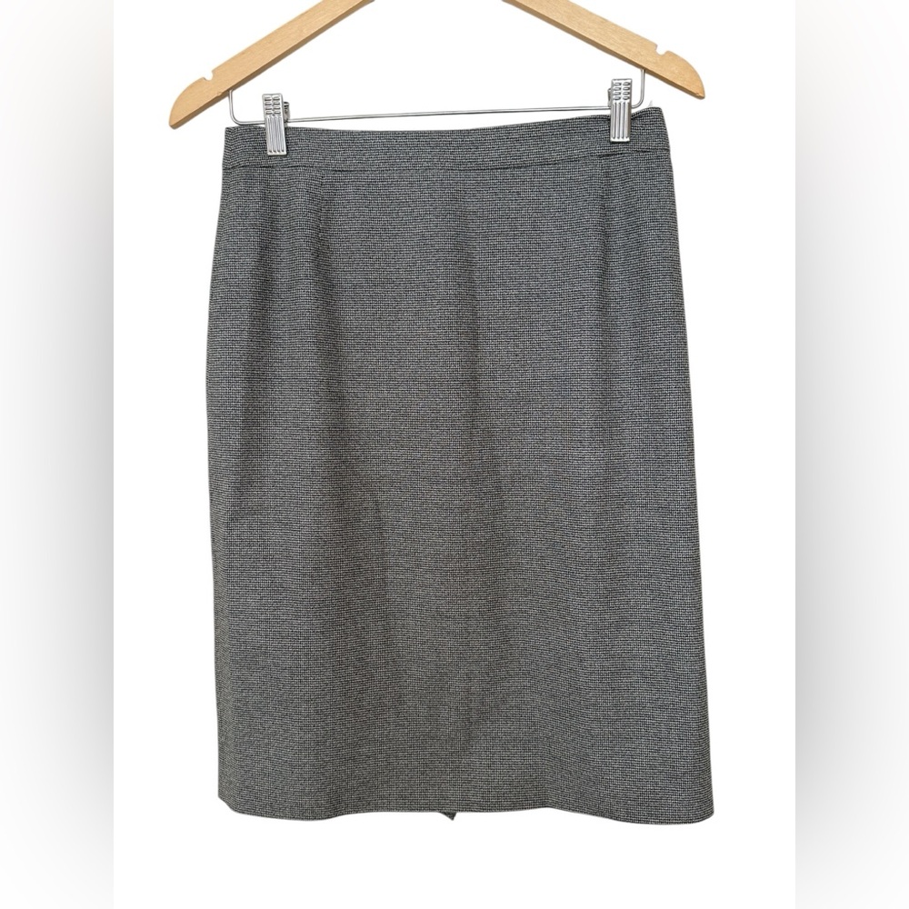 BOSS Gray Wool Pencil Skirt Classic Workwear Size 6